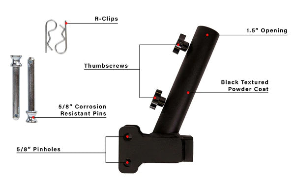 Bulletproof Hitches Flagholder Flagpole Mount - image 4