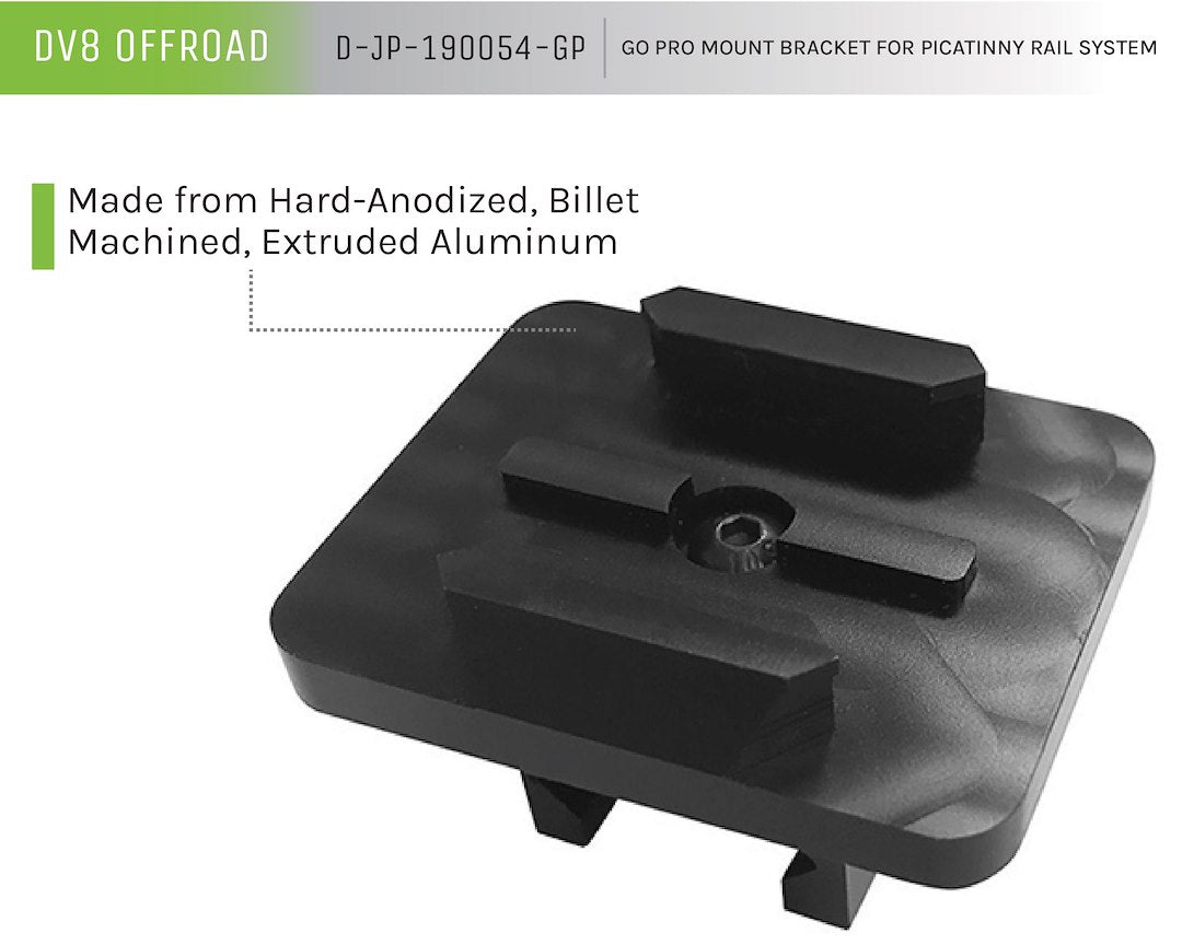 DV8 Offroad D-JP-190054-GP GoPro Mount Adapter