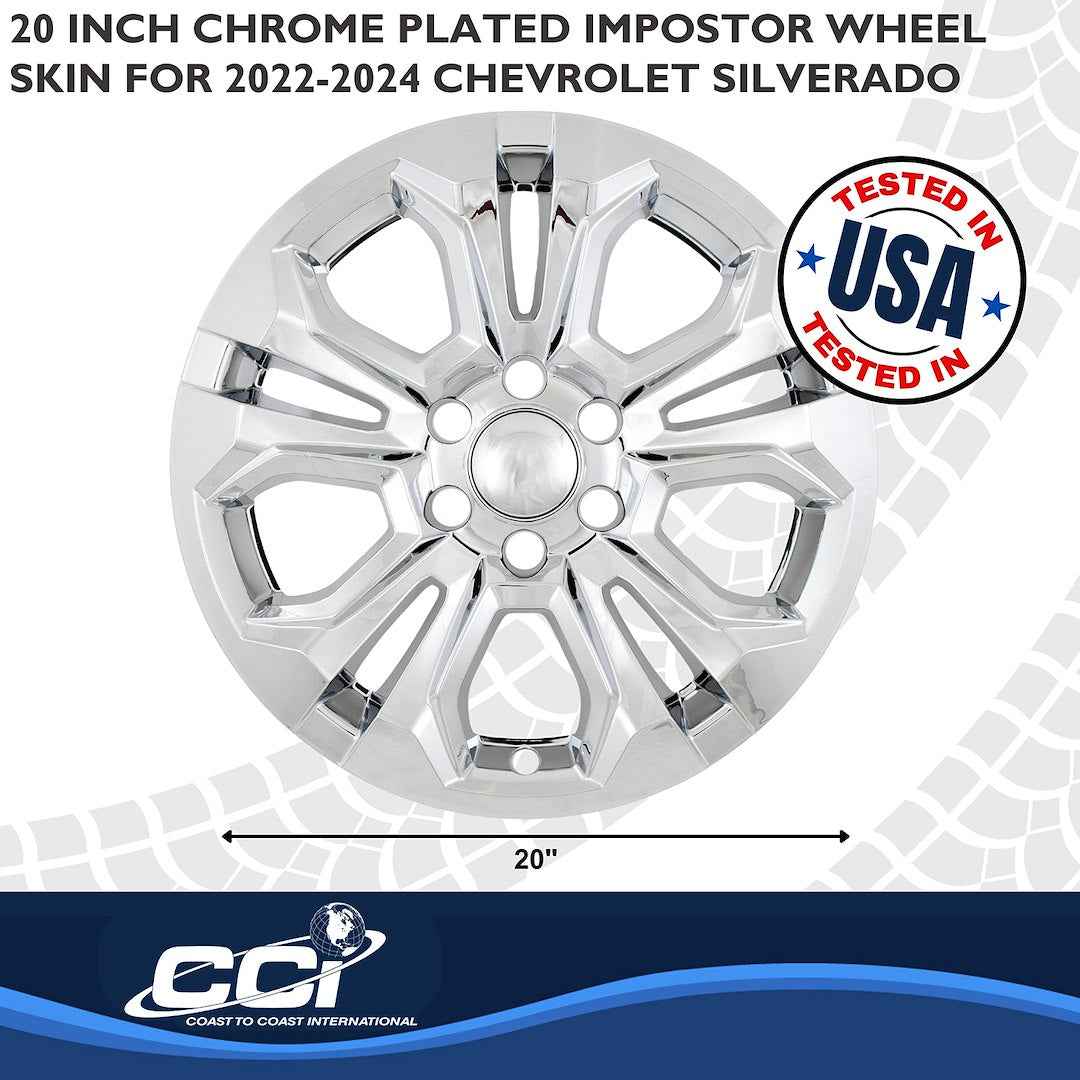 Coast To Coast IMP511X Silverado Chrome 20-Inch Skin