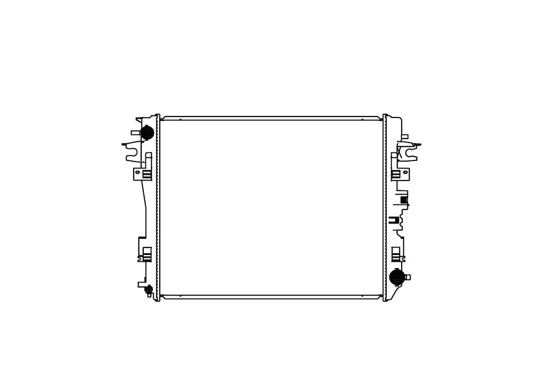 CSF 3738 2014 Ram 6.4L Crossflow Radiator - image 2
