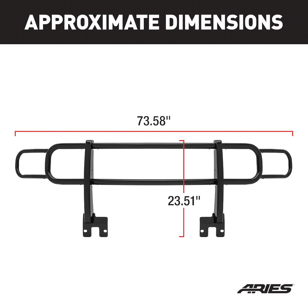 Aries Steel Grille Guard 4078 - image 3