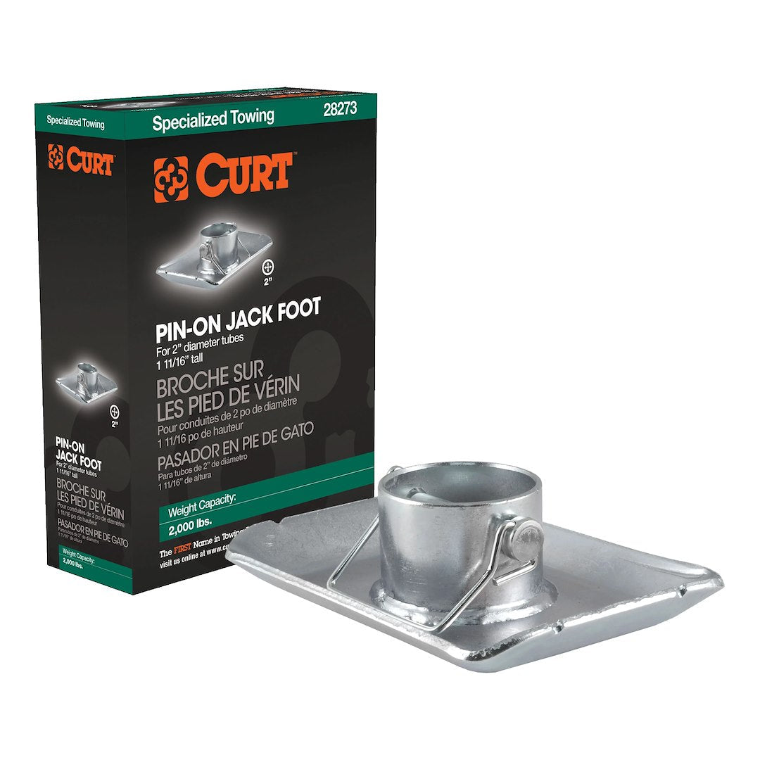 CURT Trailer Tongue Jack Foot Plate (28273)