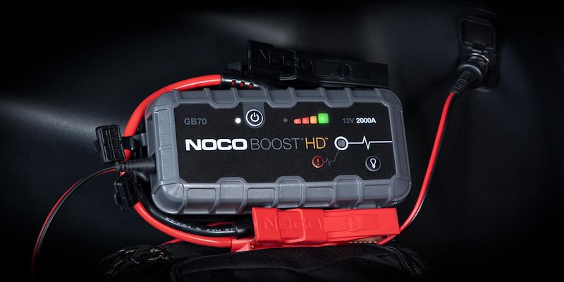 NOCO GB70 Boost HD 2000A Lithium Jump Starter – 8L Gas / 6L Diesel