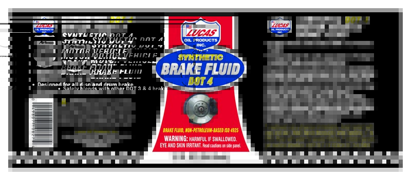 Lucas Oil 10827 DOT 4 Brake Fluid, 12 oz