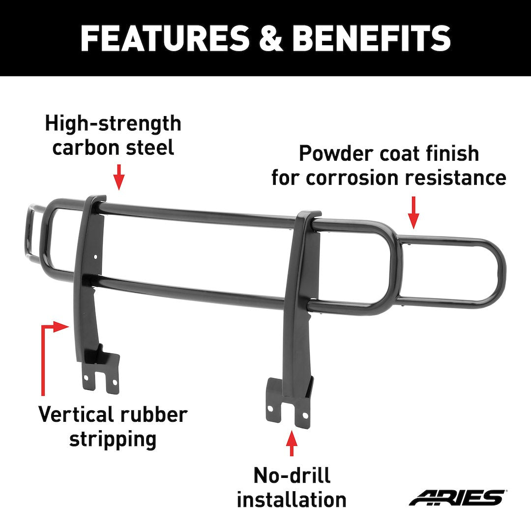 Aries Steel Grille Guard 4078 - image 4