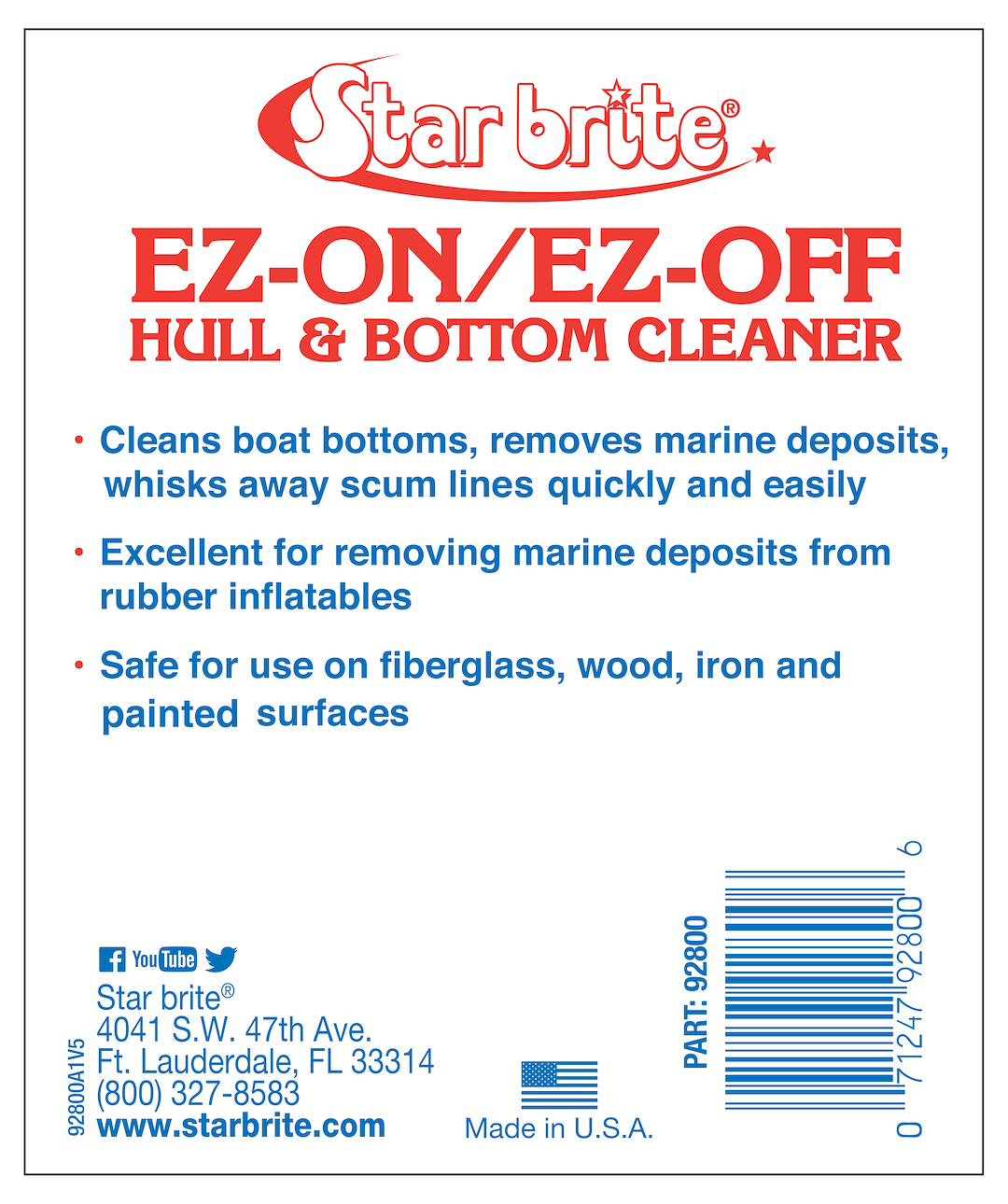 Star Brite Hull Cleaner (092832) – Unit Size: 32 Ounce