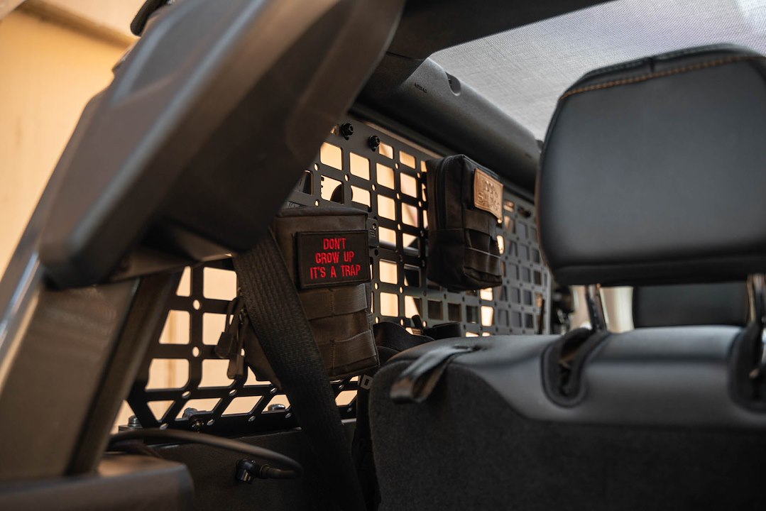 DV8 Offroad MPBR-12 Two-Door Bronco Rear MOLLE Panel
