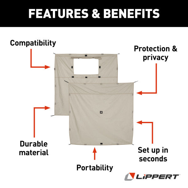 Lippert Components 2021123290 Portable Canopy Panel - image 3