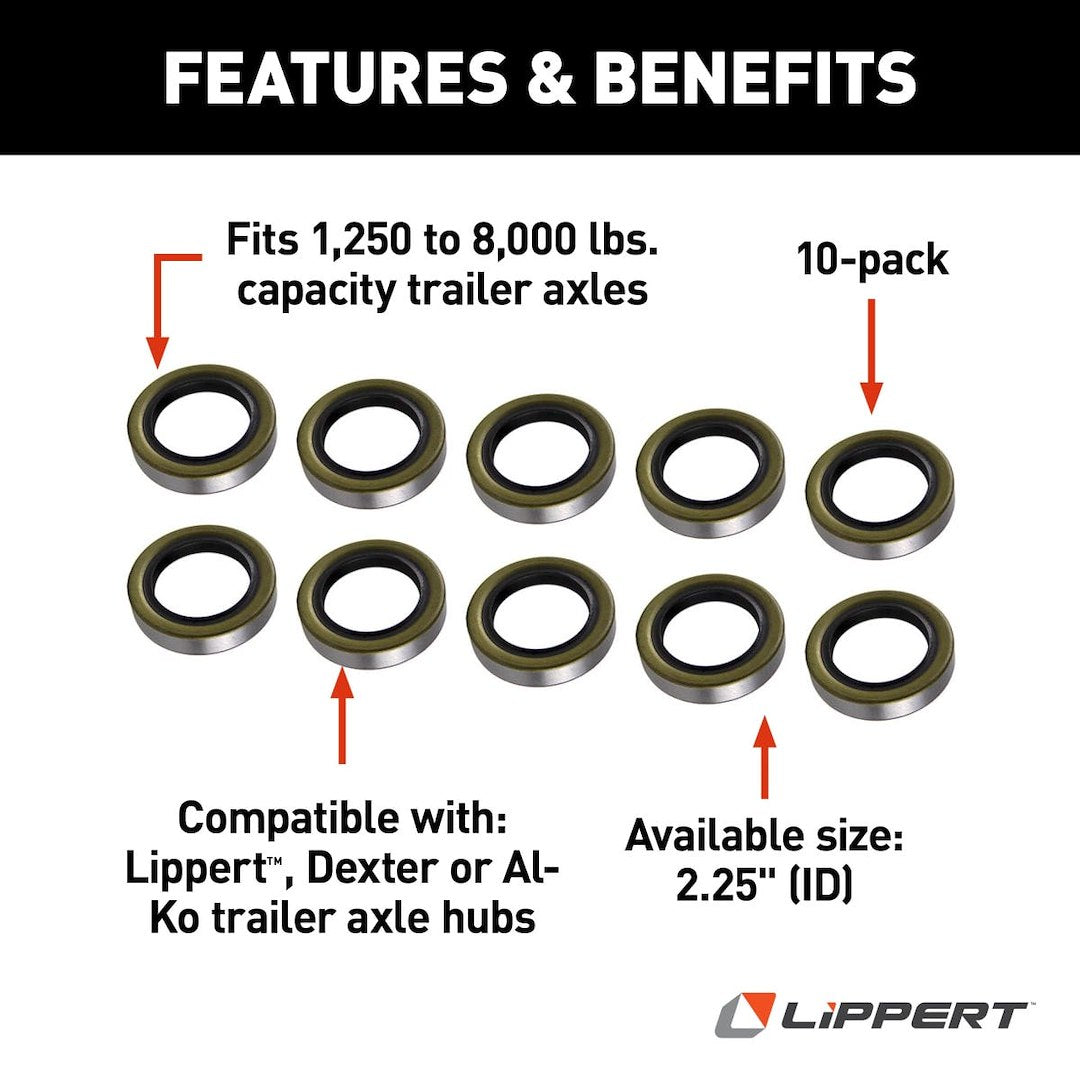 Lippert Components 333963 Trailer Wheel Bearing Seal - image 2