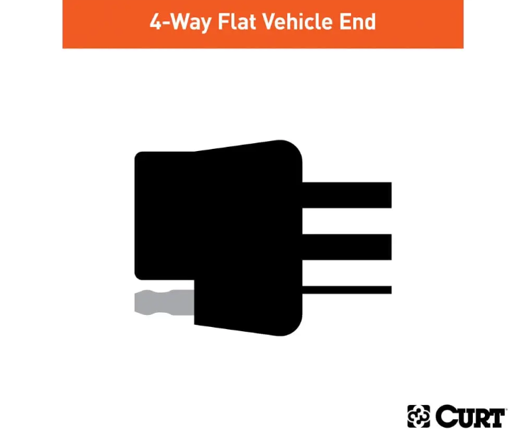 CURT 56560 OEM-Style 4-Flat T-Connector Harness - image 7
