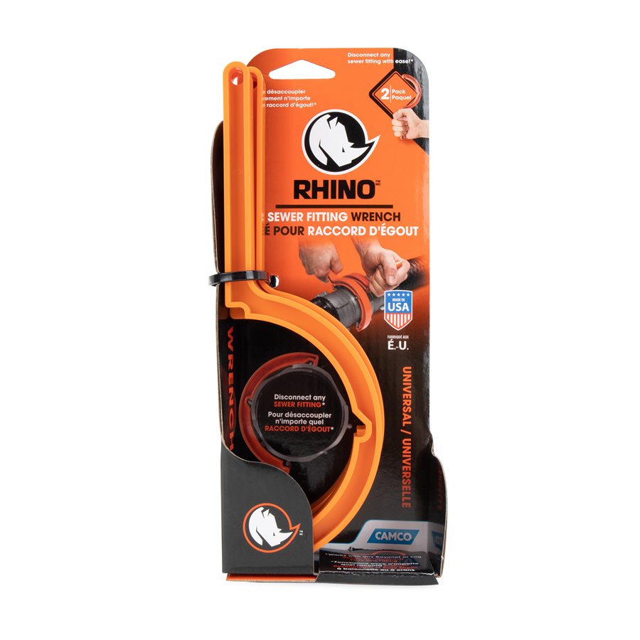 Camco Sewer Cleanout Wrench (39758) – Material: Plastic