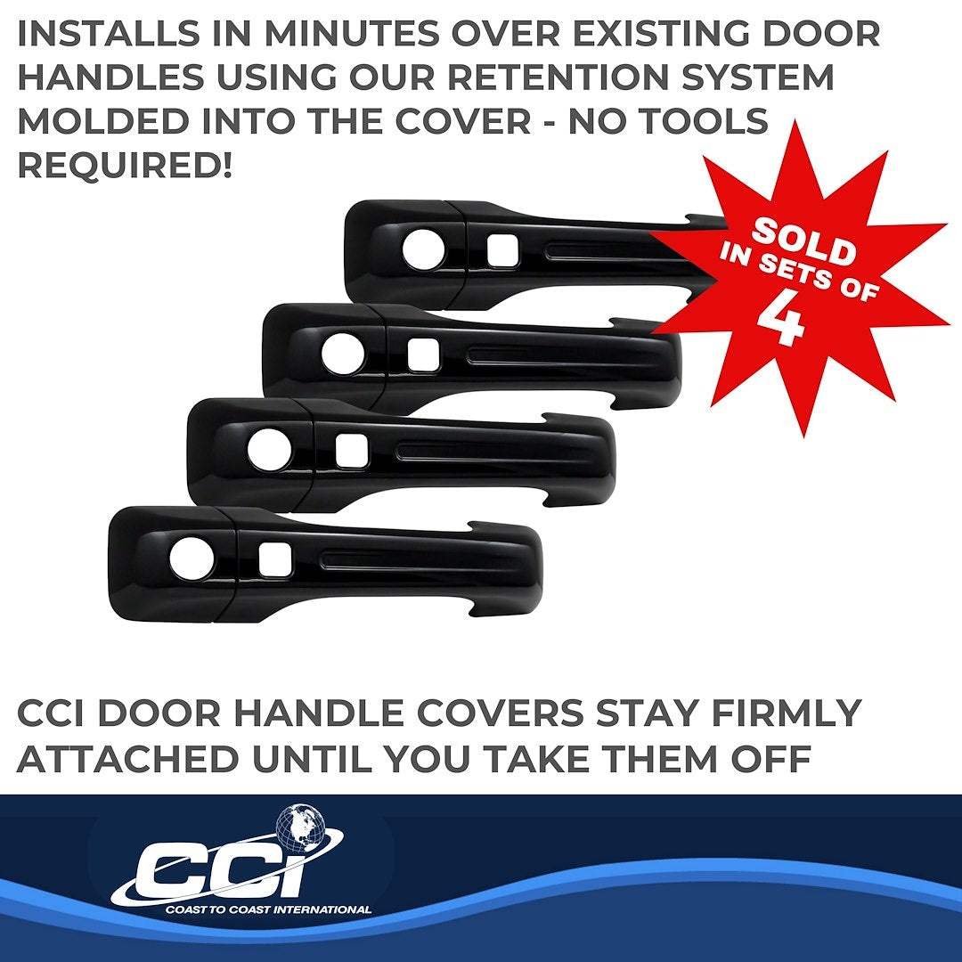 Coast To Coast DH68579SBK Gloss Black Ram Handle Covers - image 3
