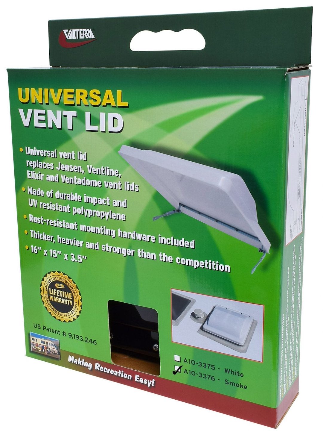Valterra A10-3376 Roof Vent Lid - image 5