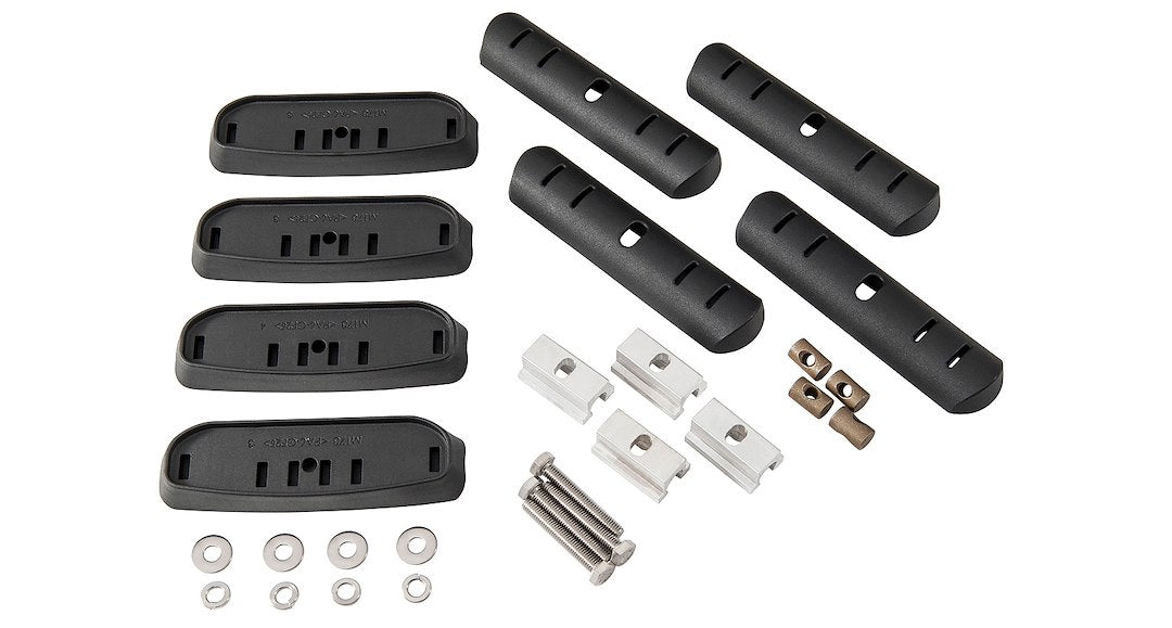 Rhino-Rack RCP58-BK Roof Rack Base Kit, Set of 4