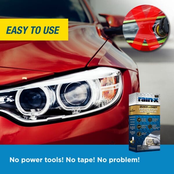 Rain-X 610200 Pro Graphene Headlight Restoration Kit