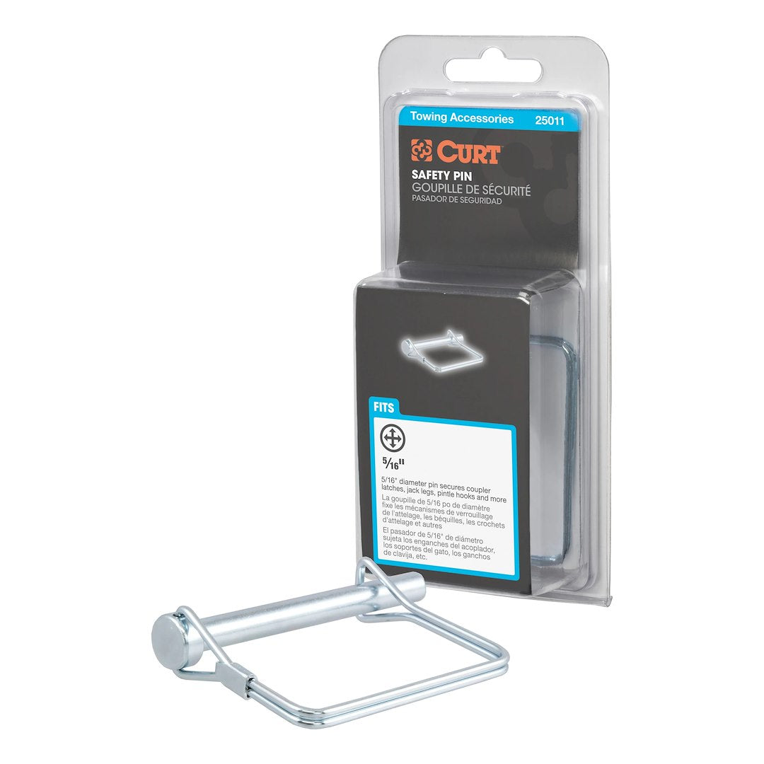CURT Trailer Coupler Safety Pin Clip (25011) – Length (In): 3 Inch
