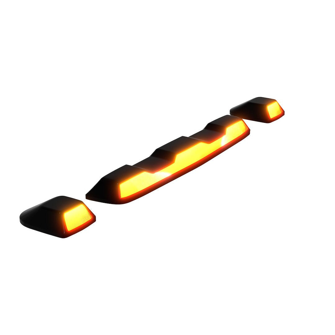 Recon 264158xbk Smoked Cab Lights for Chevy 2500/3500