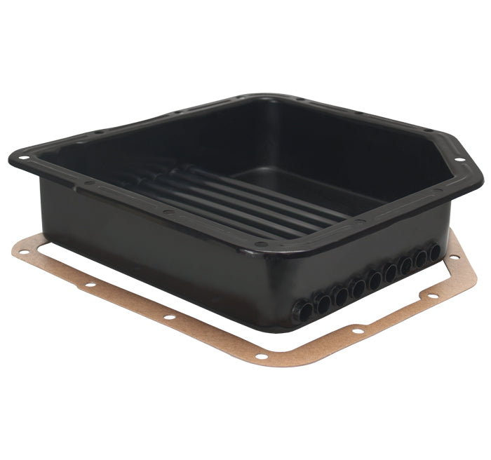Derale 14200 TH350 Six-Quart Steel Transmission Oil Pan - image 2