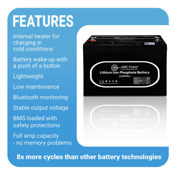 Aims Power Lfp12v104a Battery - image 7