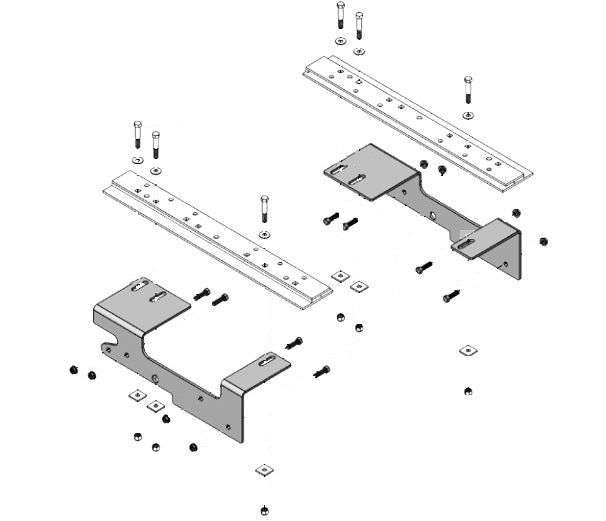 Demco Rv 8553019 Fifth Wheel Trailer Hitch Mount Kit
