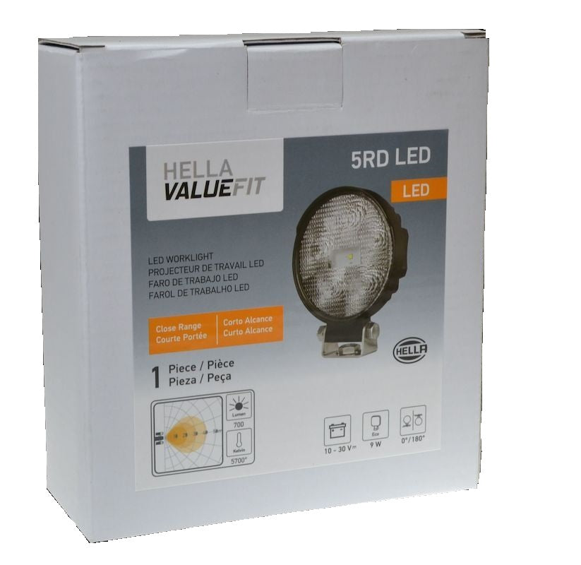 Hella 357108001 ValueFit ECO Round LED Work Light