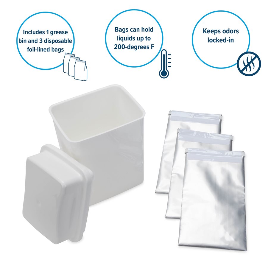 Camco Used Cooking Grease Container (42281) – Width (In): 5.13 Inch