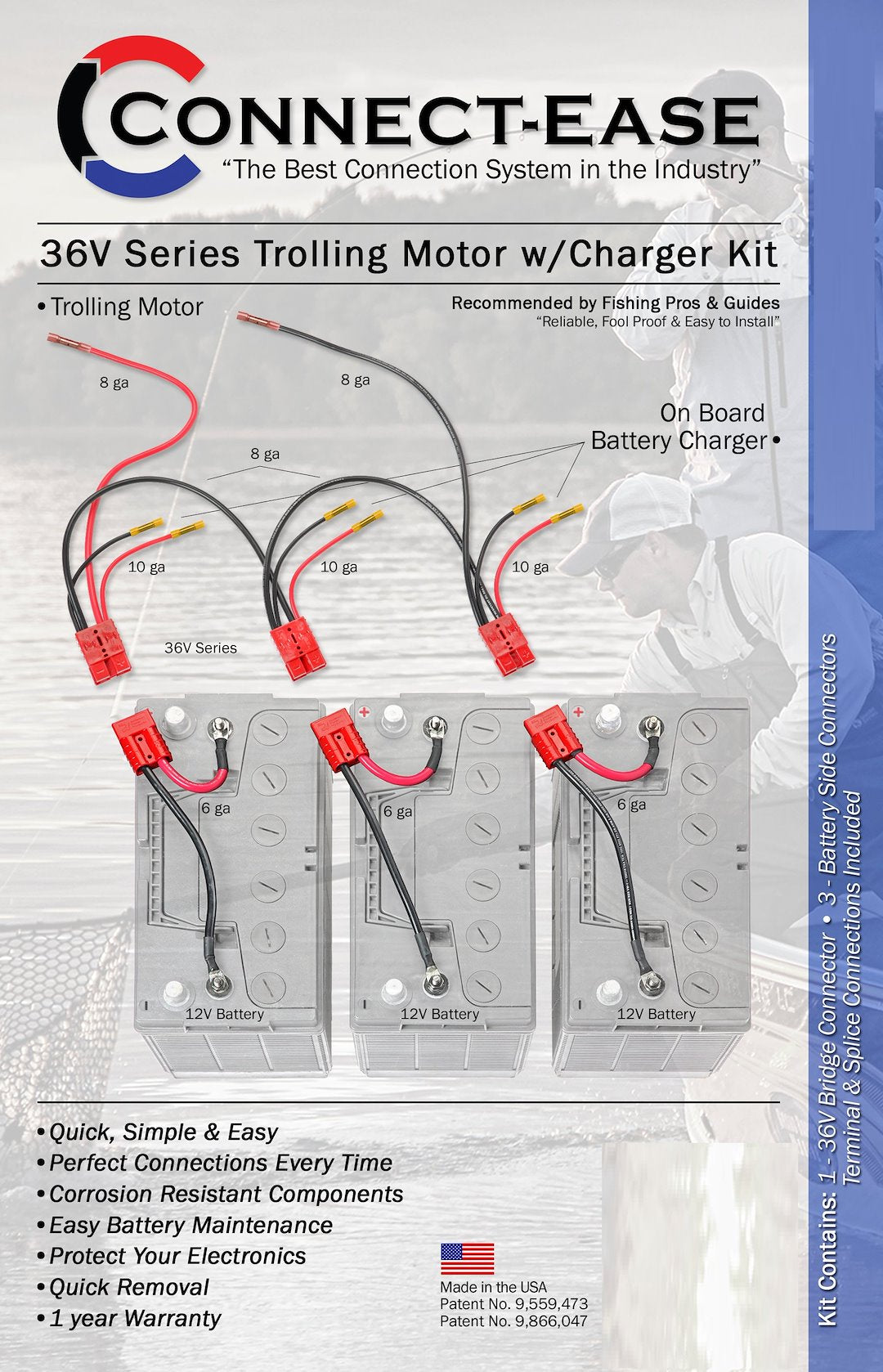 Connect-Ease RCE36VBCHK 8 AWG Trolling-Motor Harness - image 3