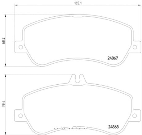 Hella Pagid 355014221 Low-Metallic Disc Brake Pad Set