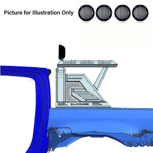 Black Horse Offroad AR2-09BA3-PLFB  Truck Bed Bar - image 13