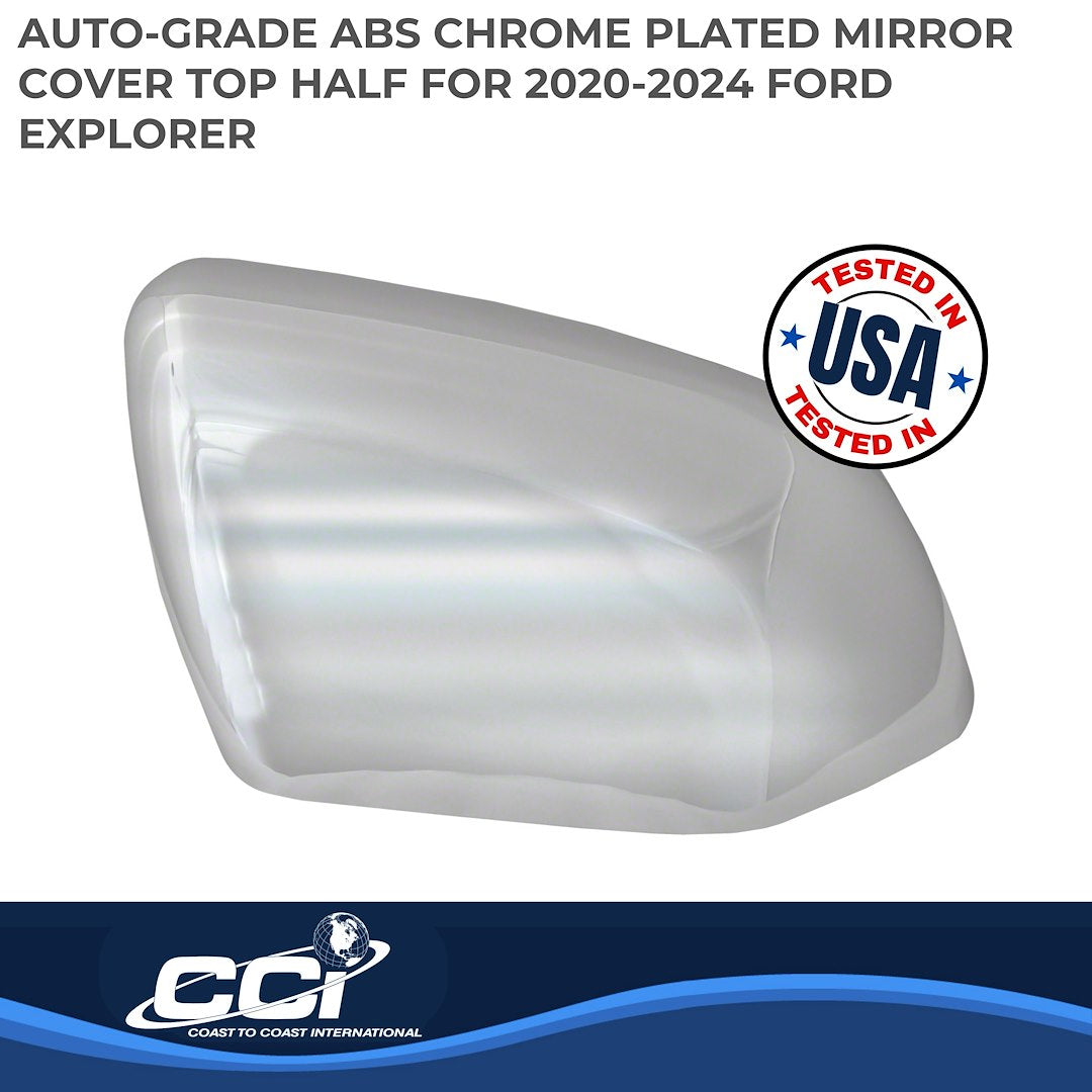 Coast To Coast MC67541 Explorer Chrome Signal-Mirror Tops - image 2