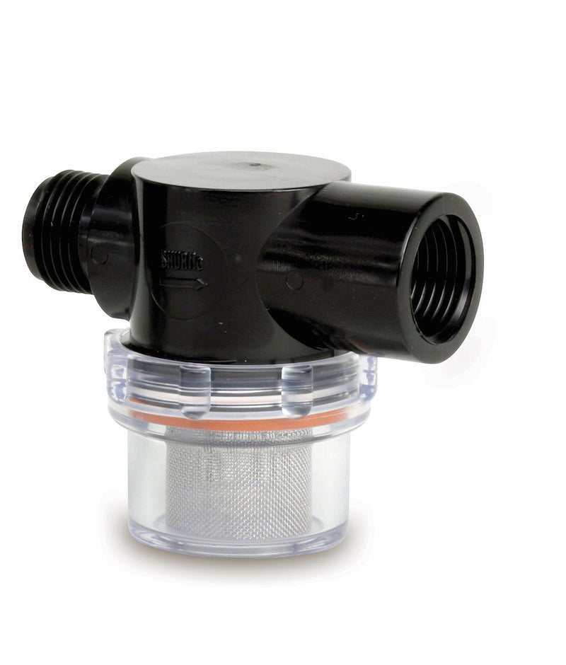 SHURFLO Fresh Water Pump Twist-On Strainer with Stainless Steel Screen