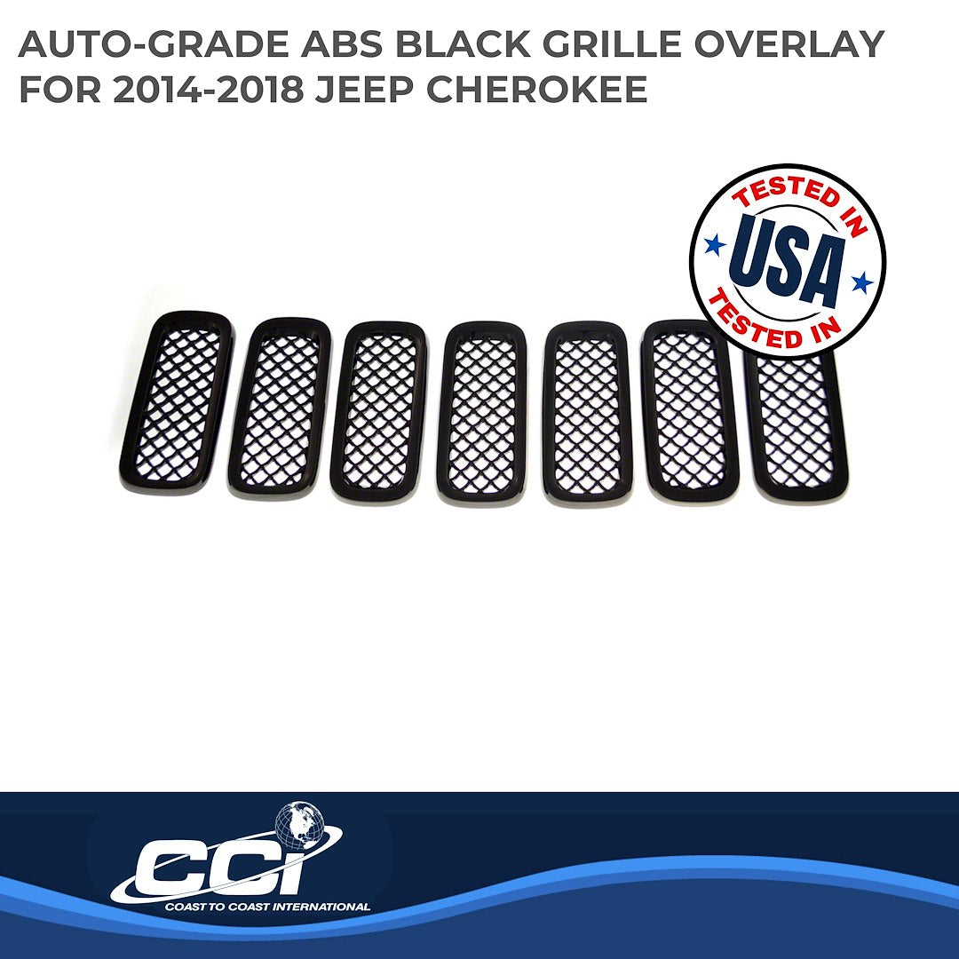 Coast To Coast GI439BLK Renegade Black Mesh Grille Overlay - image 2