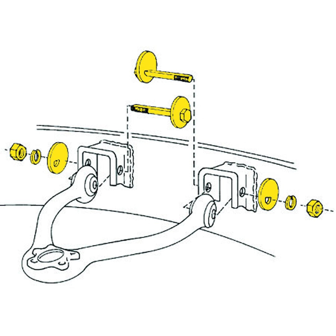 Moog Chassis K6302 Problem Solver Alignment Cam Bolt Kit
