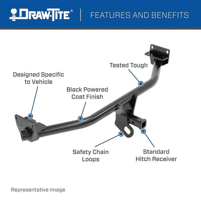 Draw-Tite 36542 Class II Trailer Hitch – 2008-2020 Nissan Rogue
