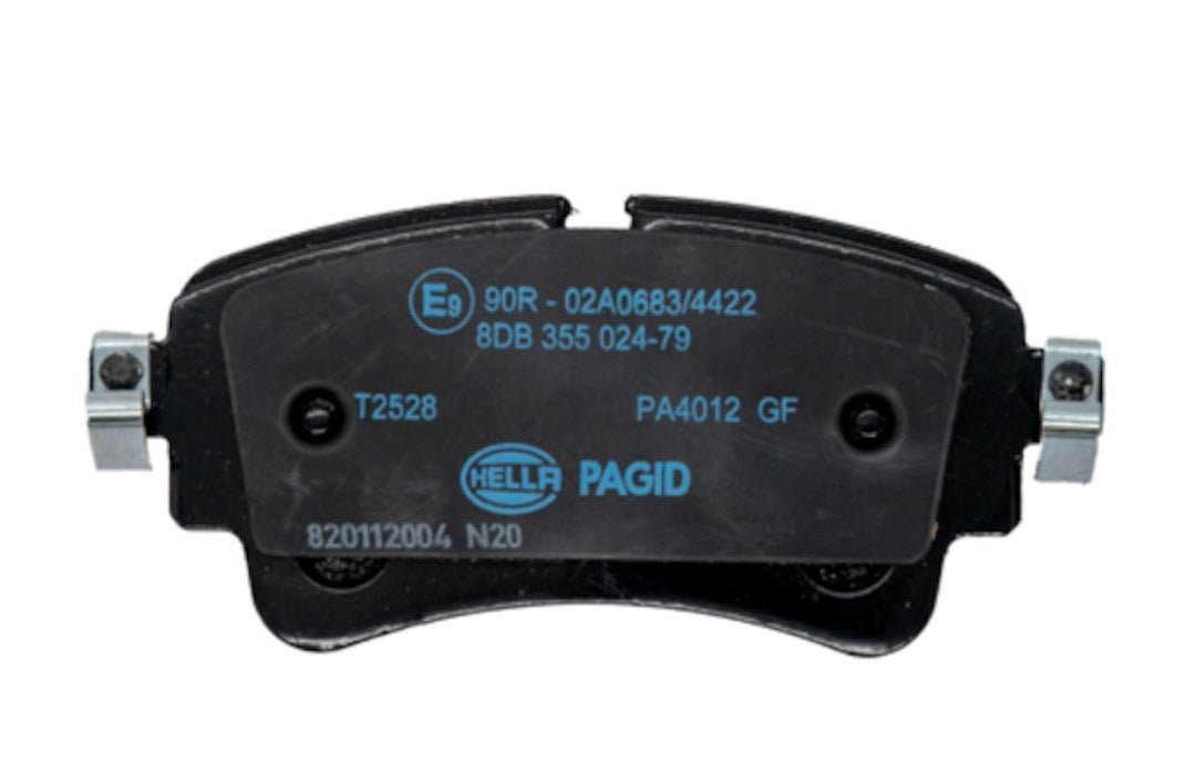 Hella Pagid 355024791 Low-Metallic Disc Brake Pad Set