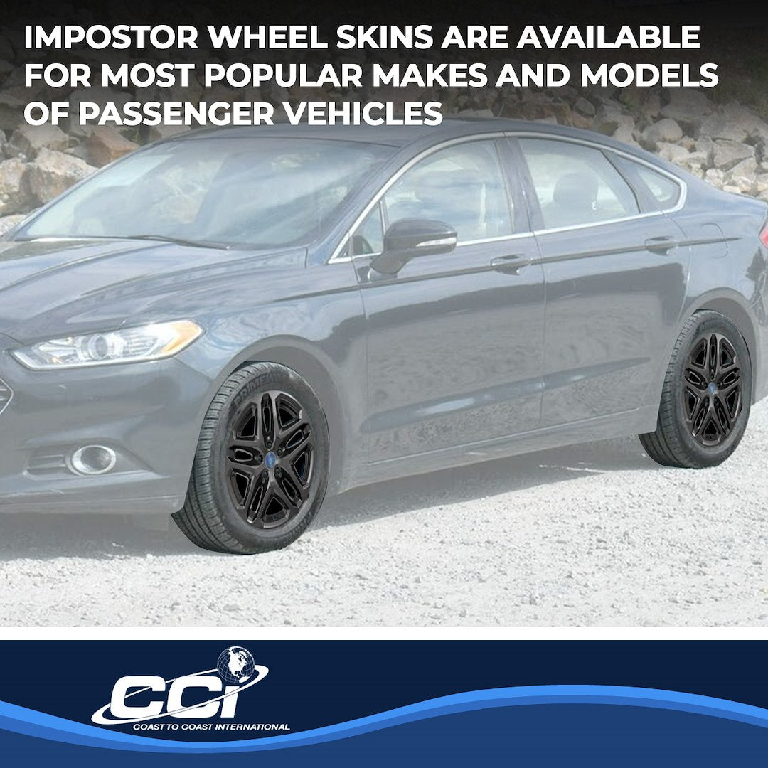 Coast To Coast IMP372BLKN Black Fusion Impostor Wheel Skins - image 6