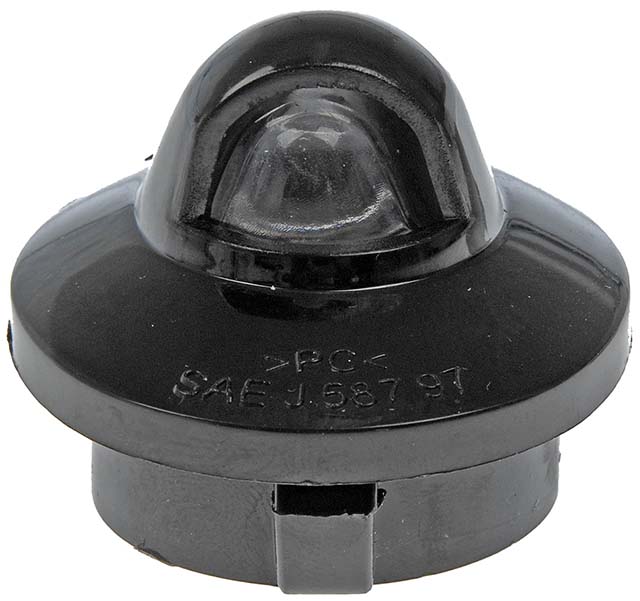 Help! By Dorman 68163 Round Black License Plate Light Lens - image 1