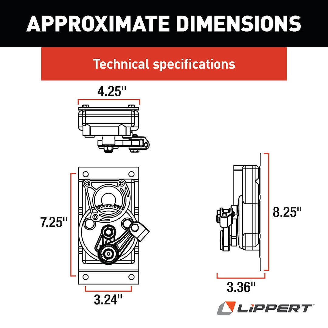Lippert Components 379161 Entry Step Gear - image 4