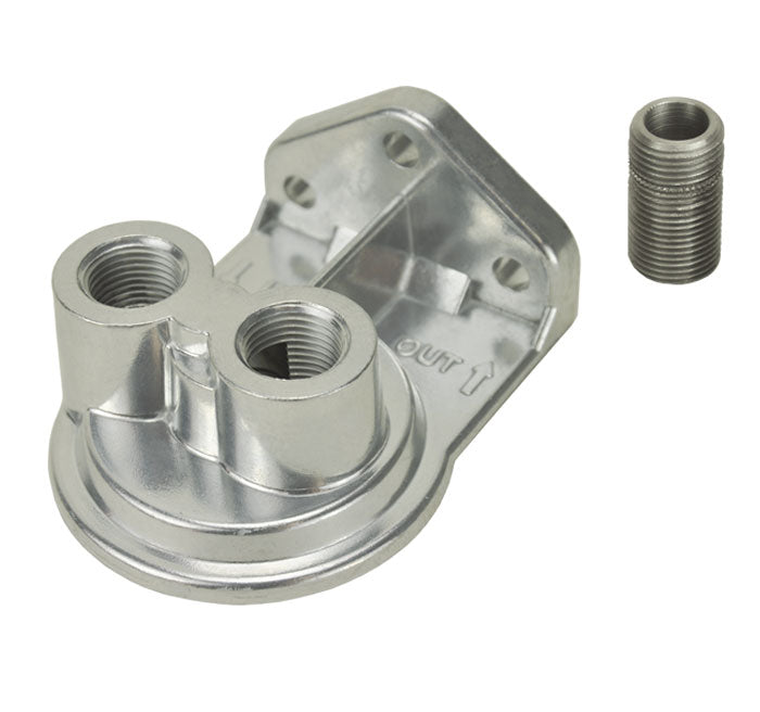 Derale 25708 Aluminum Single-Filter Relocation Bracket - image 1