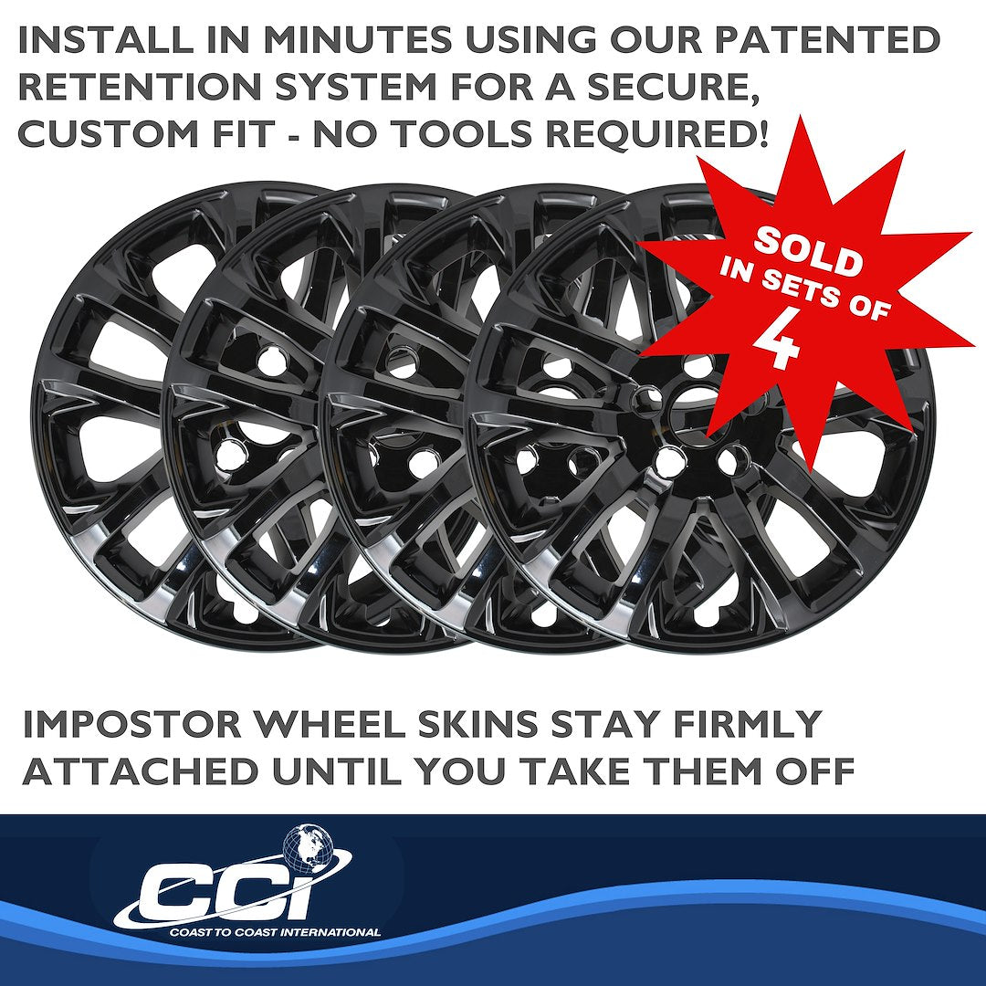 Coast To Coast IMP457BLK Black Cherokee Impostor Wheel Skins - image 4