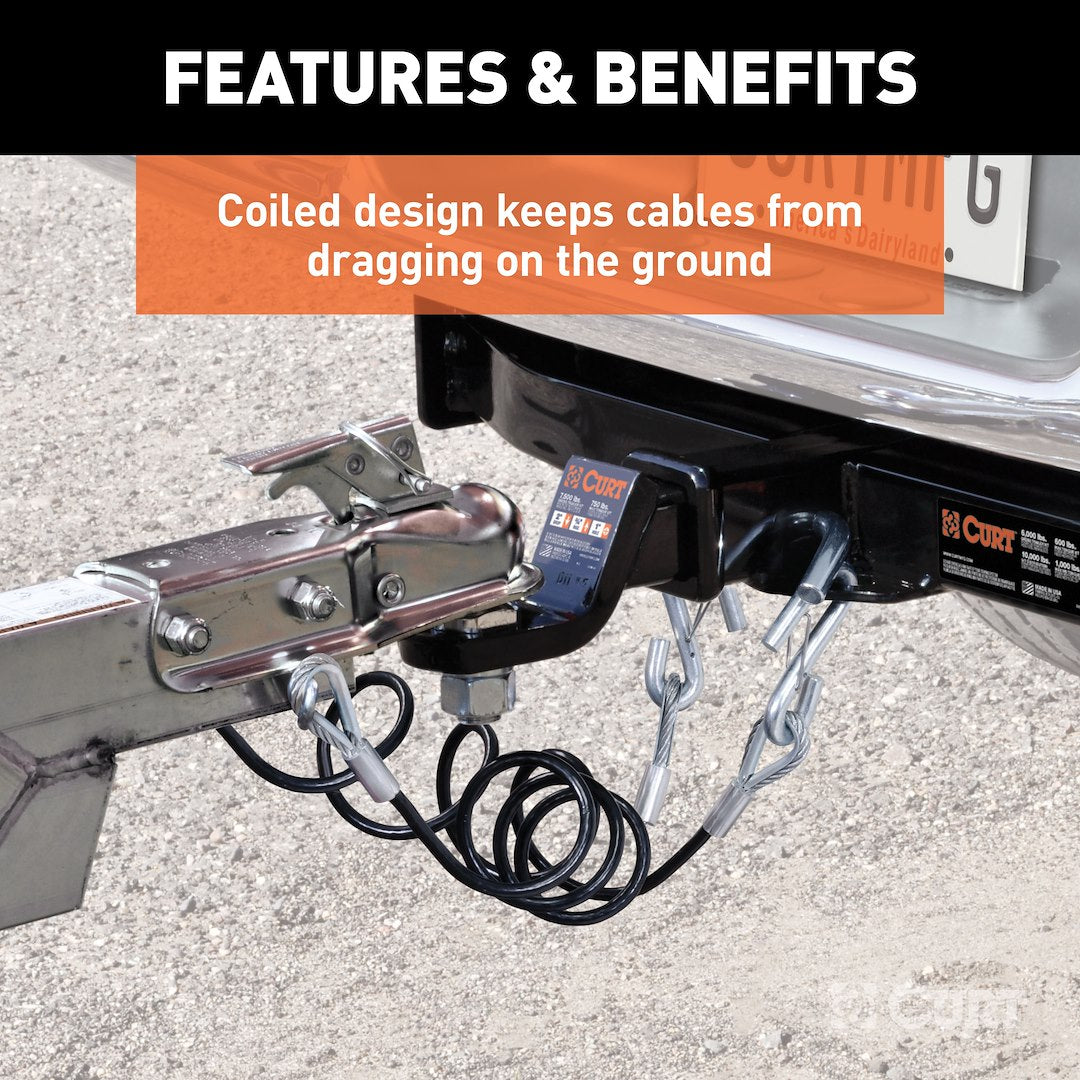 Curt 80176 Trailer Safety Cable - image 3