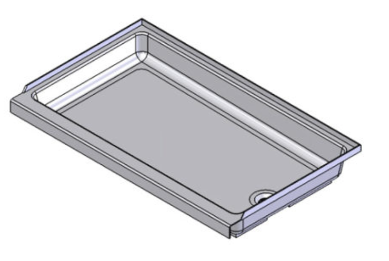 Specialty Recreation SP2440PR Receveur de douche pour VR 24" x 40" avec drain à droite