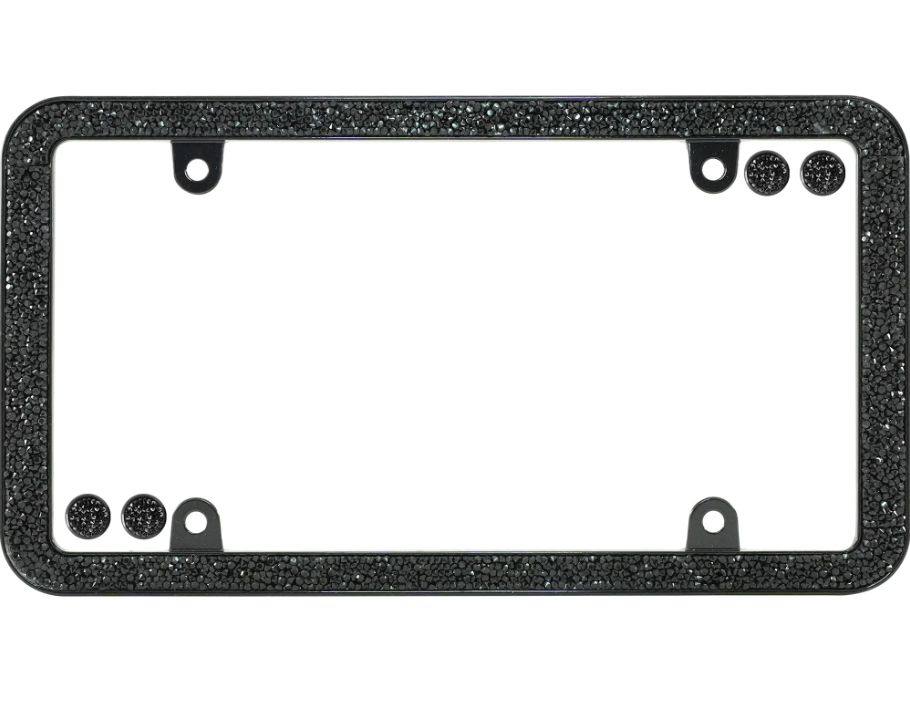 Cruiser 16650 Shattered Black License Plate Frame - image 1