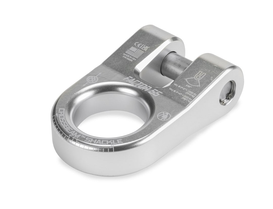 Factor 55 00054-05 Silver Crossbeam Shackle