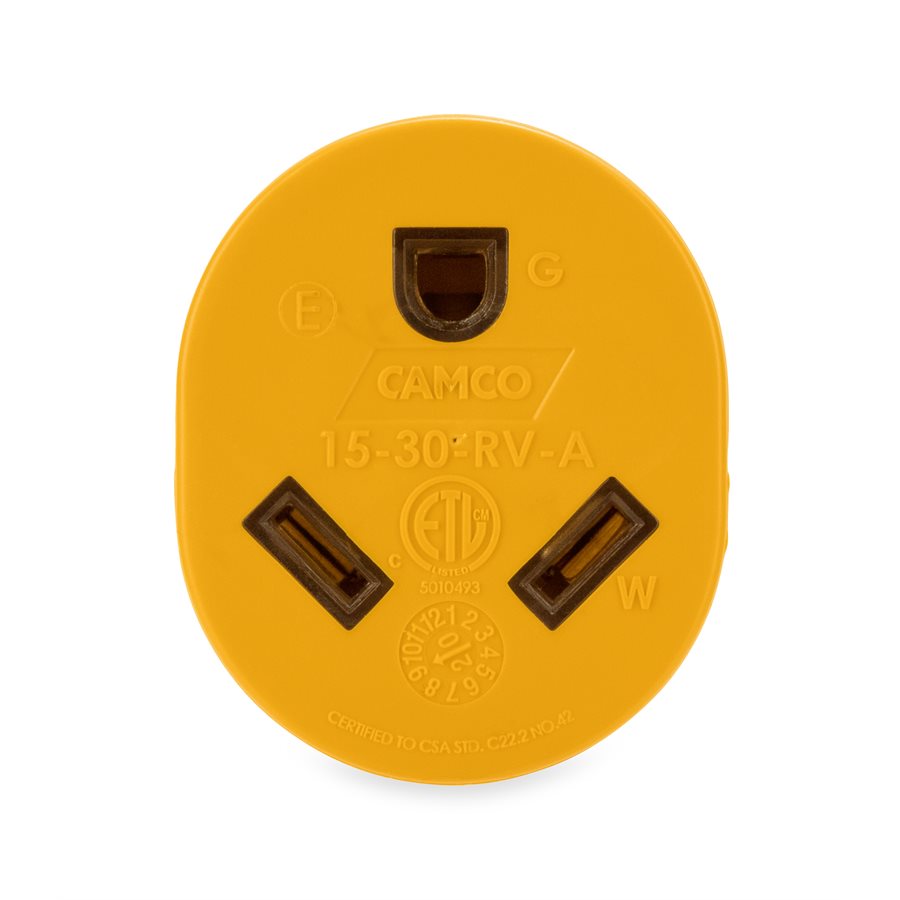 Camco Power Grip Not Applicable Adapter Plug Power Cord (55222)
