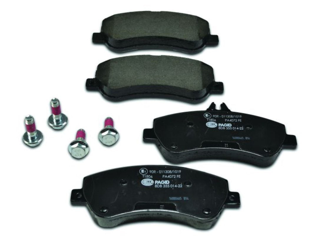 Hella Pagid 355014221 Low-Metallic Disc Brake Pad Set
