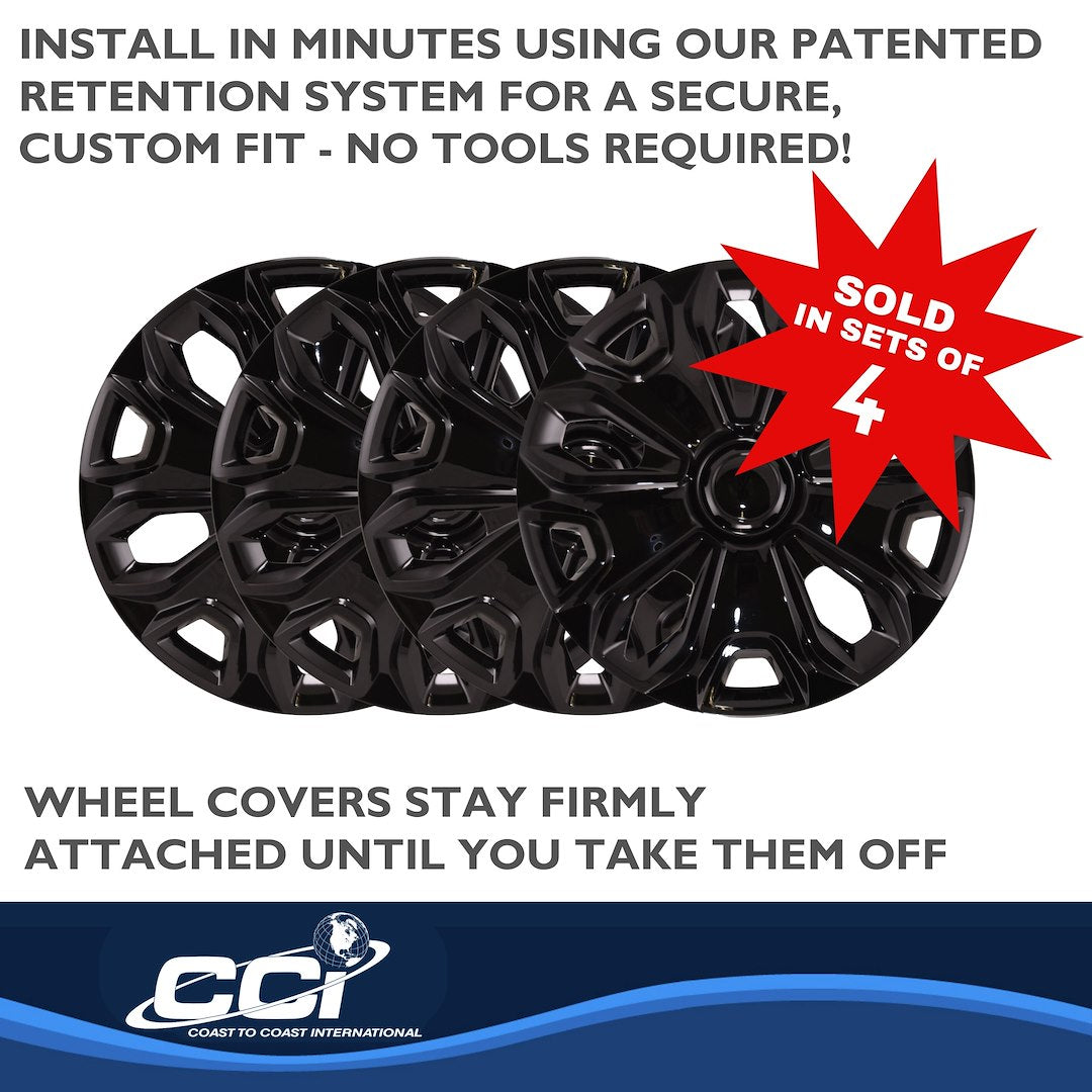 Coast To Coast 51216BLK Transit Black Y-Spoke Wheel Covers - image 4