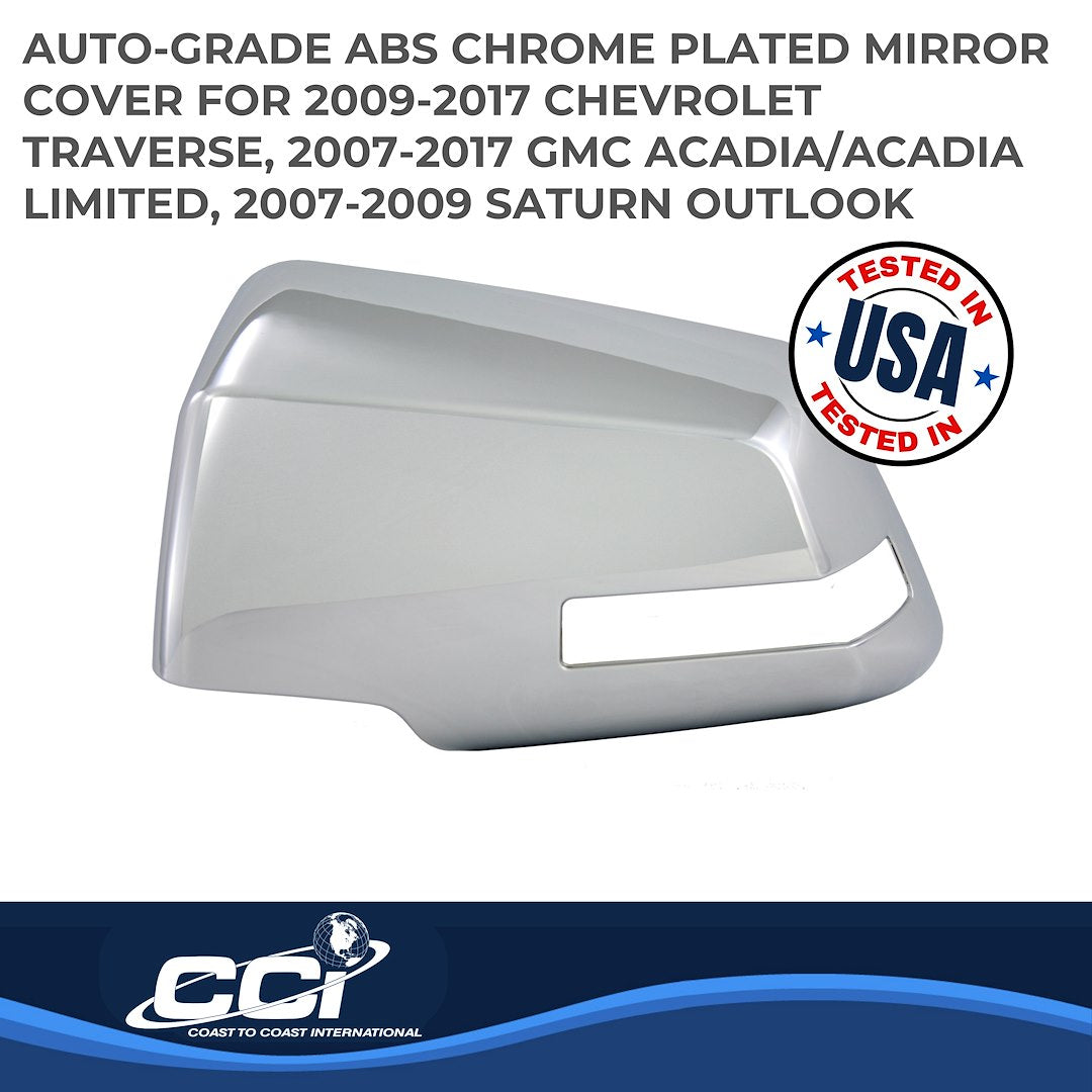 Coast To Coast MC67410 Acadia Chrome Mirror Cover Pair - image 2