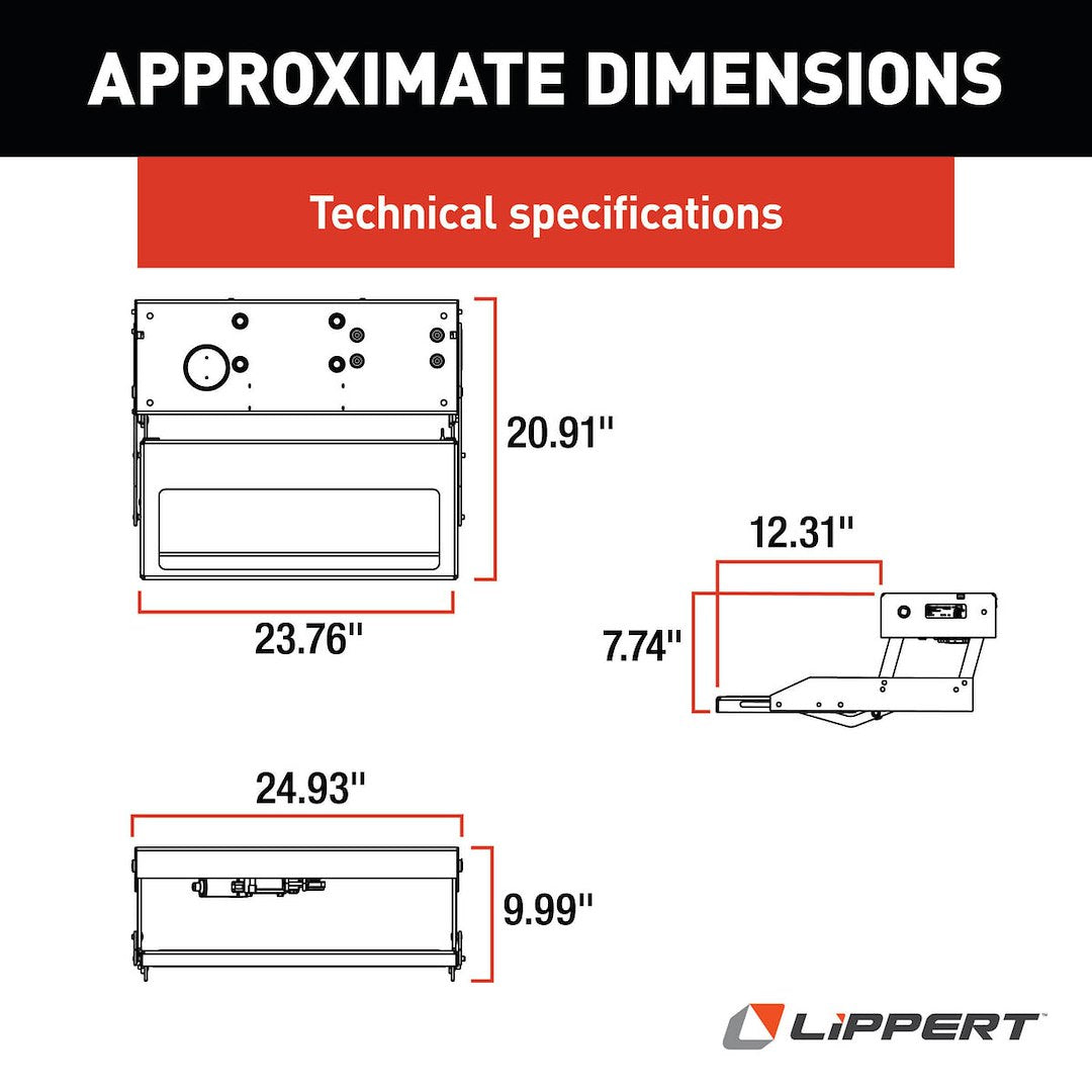 Lippert Components Entry Step Frame (3747457) – Material: Steel