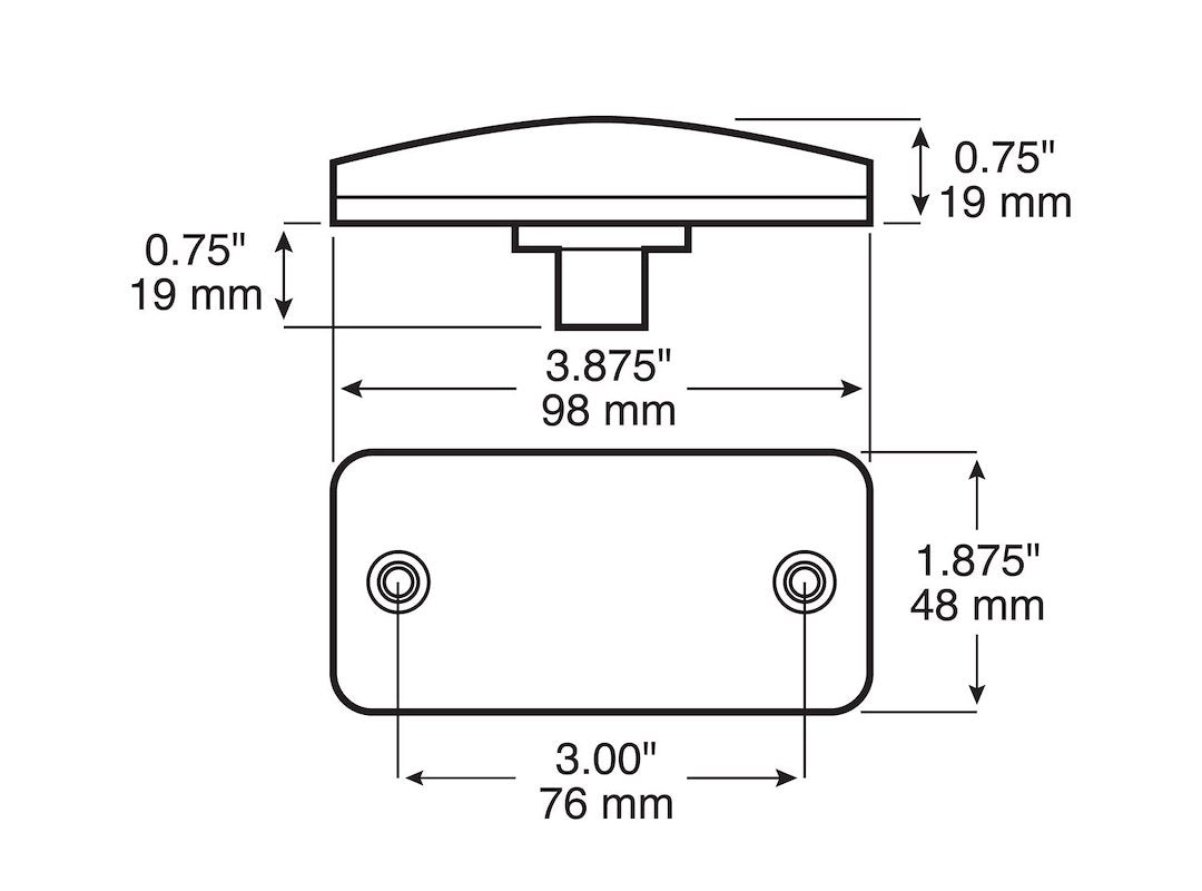 Peterson Mfg. Not Applicable Incandescent Clearance Light (V2548r)